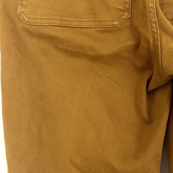 EVERLANE Cropped Straight Pants 4 Reg High Rise Golden Brown Casual B4 - Picture 4 of 7